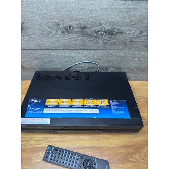 Sony SLV-D380p DVD Player VCR Combo Vhs 4 Head HiFi w/ Remote ~Tested - Picture 6 of 9